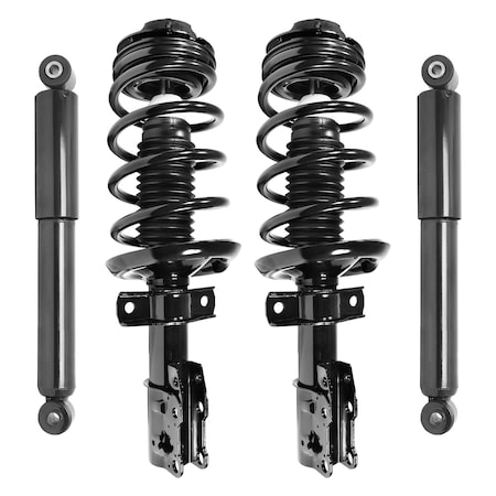 Unity 4-11270-259600-001 Front and Rear Complete Strut Assembly Shock Kit 4-11270-259600-001